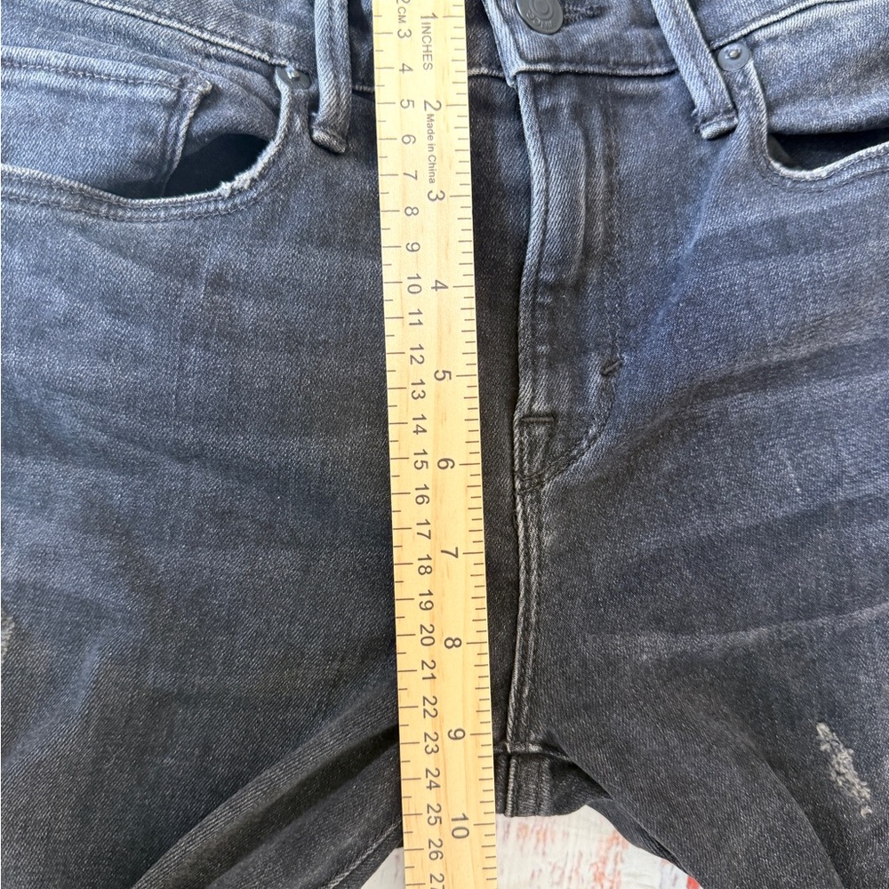 Vince Women's Mid-rise Skinny Jeans Size 26 Vintage Black Denim - Picture 11 of 11